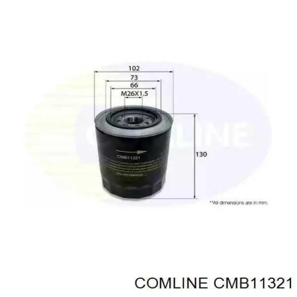 CMB11321 Comline filtro de aceite