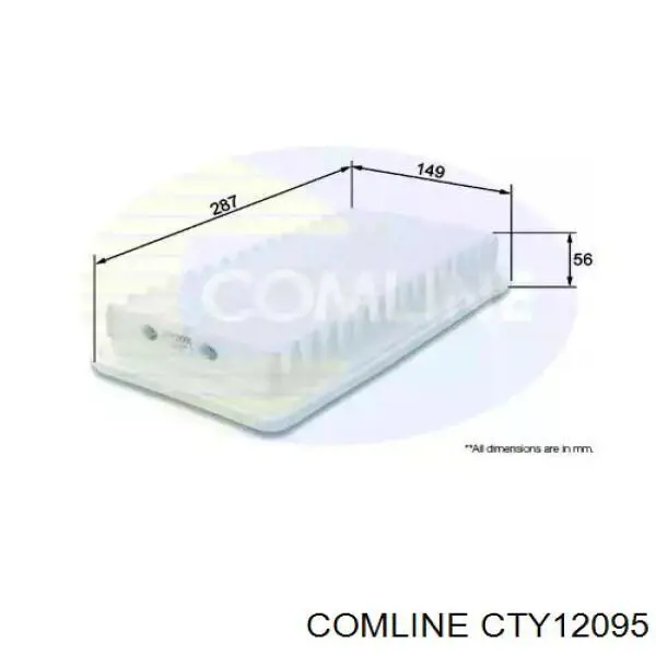 CTY12095 Comline filtro de aire