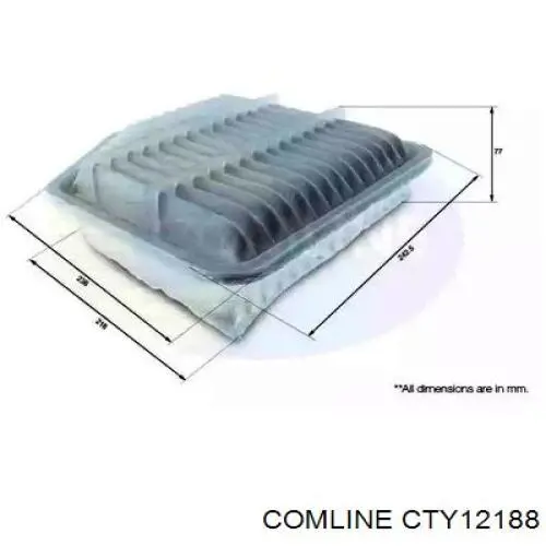 CTY12188 Comline filtro de aire