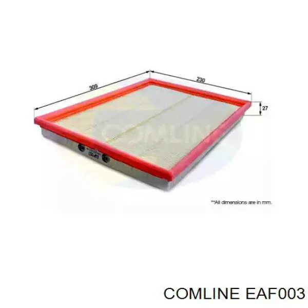 EAF003 Comline filtro de aire