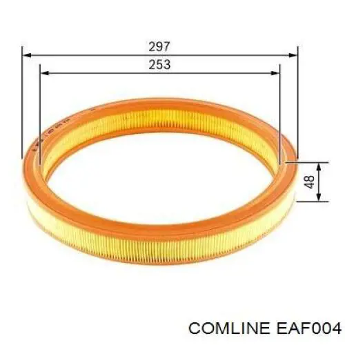 EAF004 Comline filtro de aire