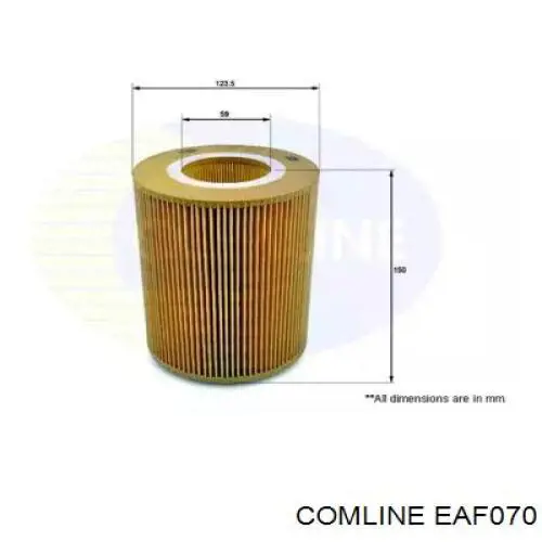 EAF070 Comline filtro de aire