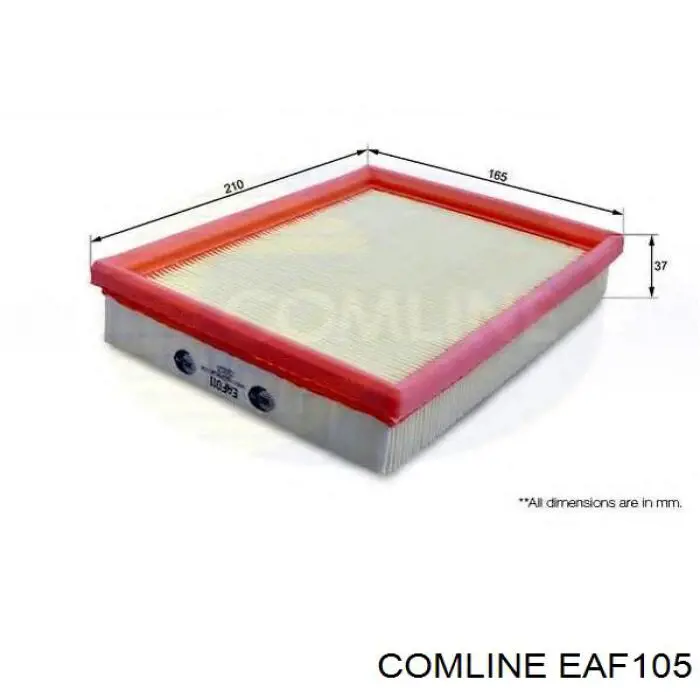 EAF105 Comline filtro de aire