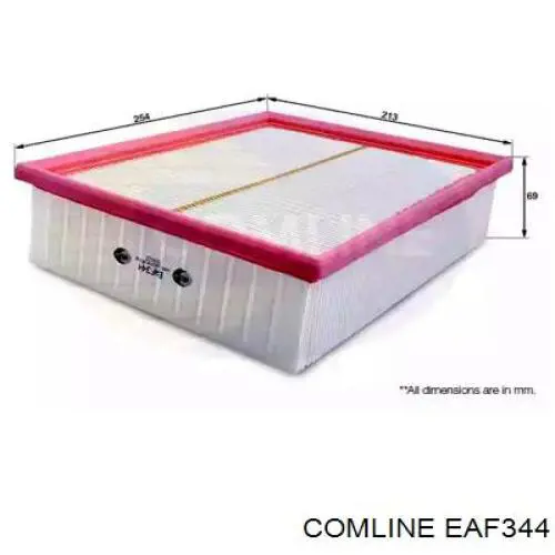EAF344 Comline filtro de aire
