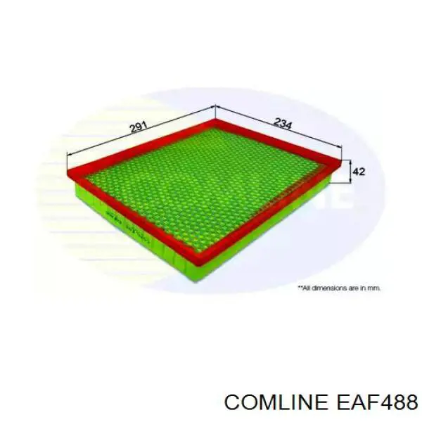 EAF488 Comline filtro de aire