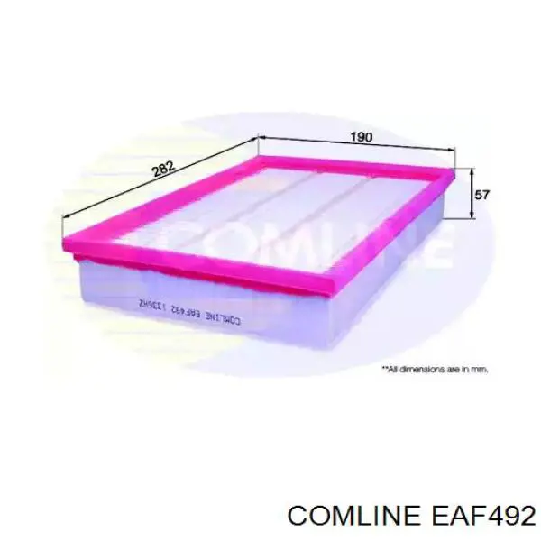 EAF492 Comline filtro de aire