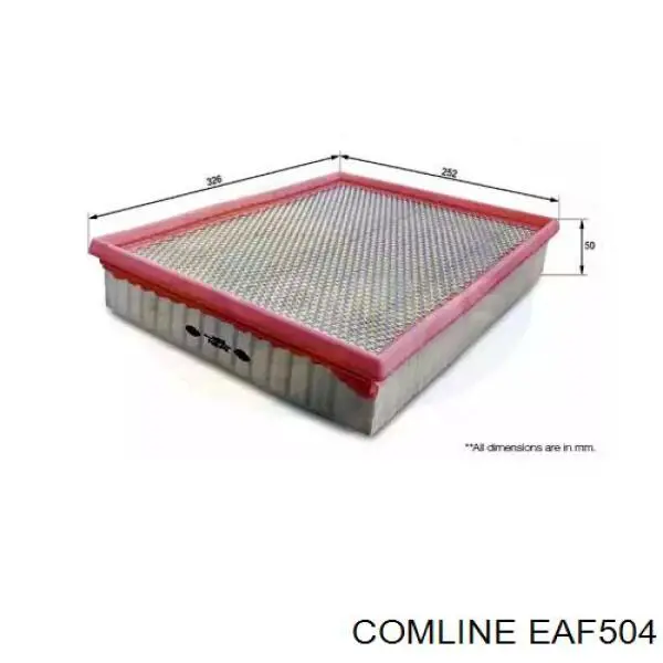 EAF504 Comline filtro de aire