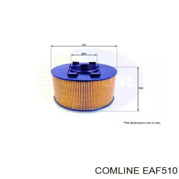 EAF510 Comline filtro de aire