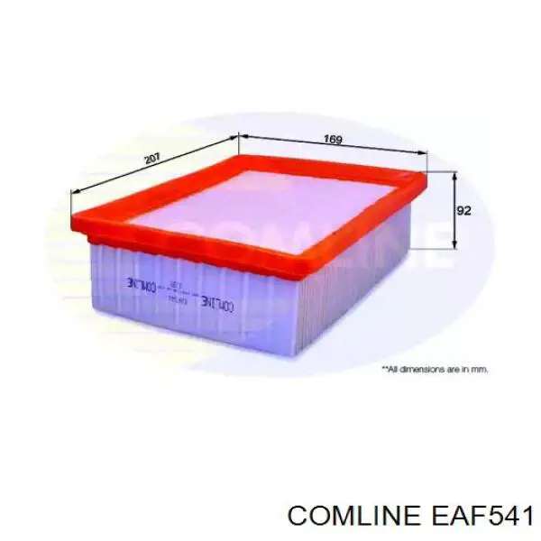 EAF541 Comline filtro de aire