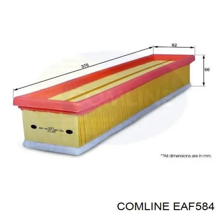 EAF584 Comline filtro de aire