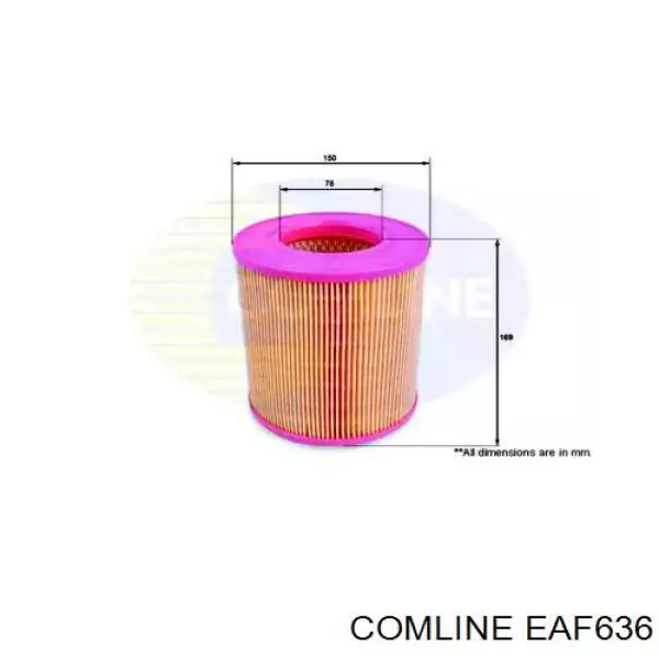 EAF636 Comline filtro de aire