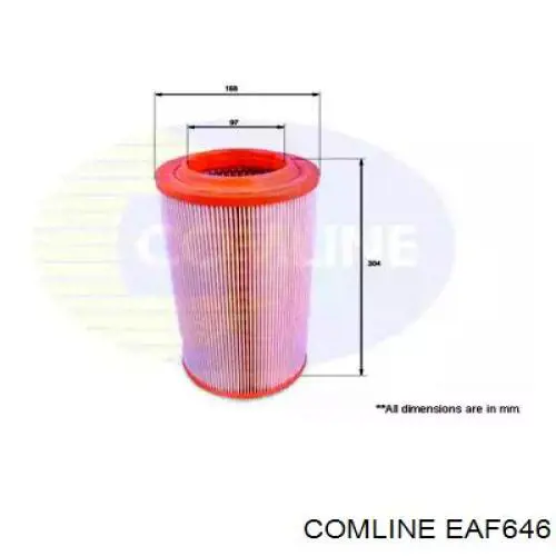 EAF646 Comline filtro de aire