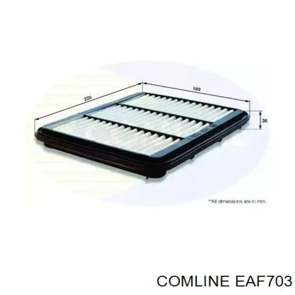 EAF703 Comline filtro de aire