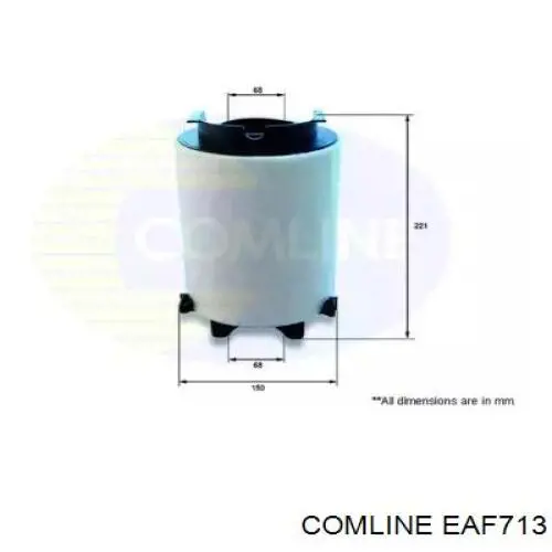 EAF713 Comline filtro de aire