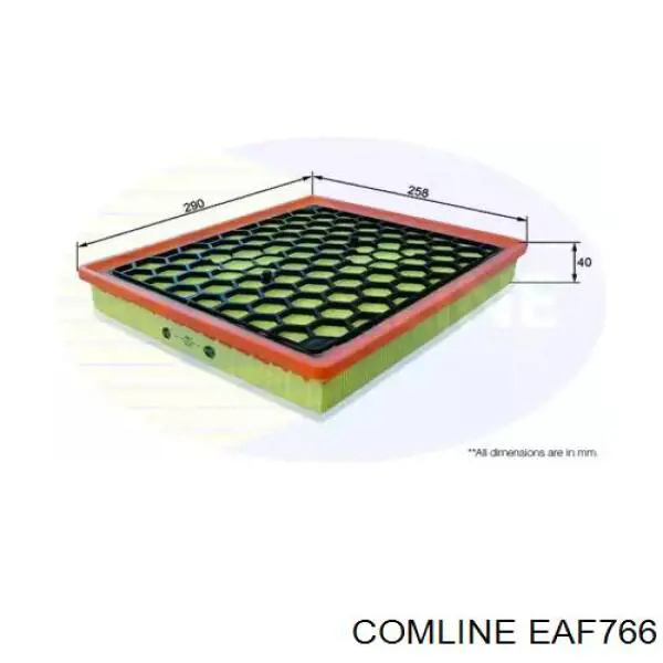 EAF766 Comline Filtro de aire de motor
