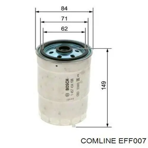 Filtro combustible Comline EFF007 precio, desde 6,50 EUR