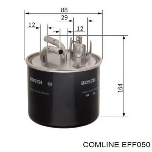 EFF050 Comline filtro combustible