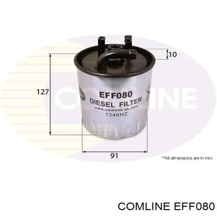EFF080 Comline filtro combustible