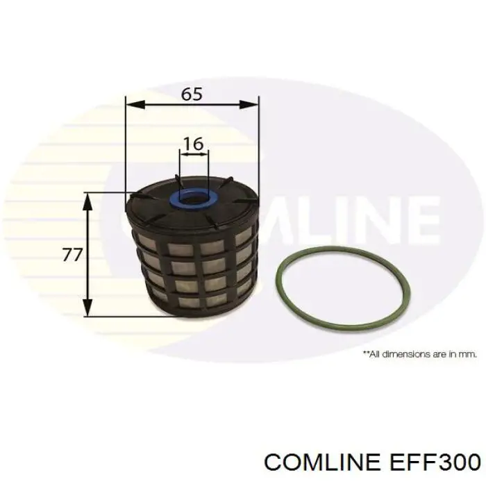 EFF300 Comline filtro de combustible