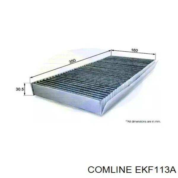 EKF113A Comline filtro de habitáculo