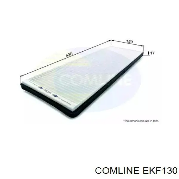 EKF130 Comline Filtro antipolen