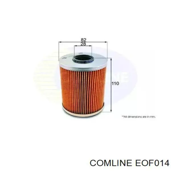 EOF014 Comline Filtro aceite