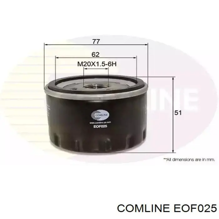 Comprar EOF025 Comline Filtros de aceite