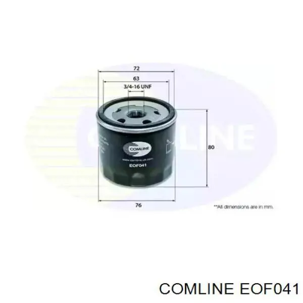 EOF041 Comline filtro de aceite