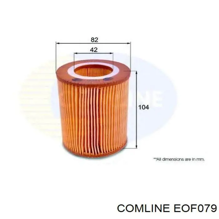 EOF079 Comline filtro de aceite