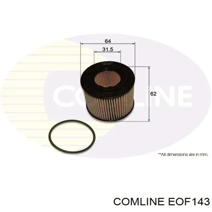 EOF143 Comline filtro de aceite