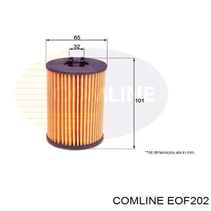 EOF202 Comline Filtro aceite
