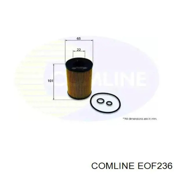 EOF236 Comline filtro de aceite