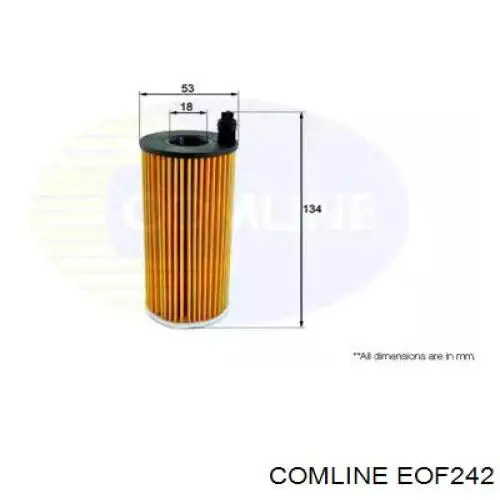 EOF242 Comline filtro de aceite