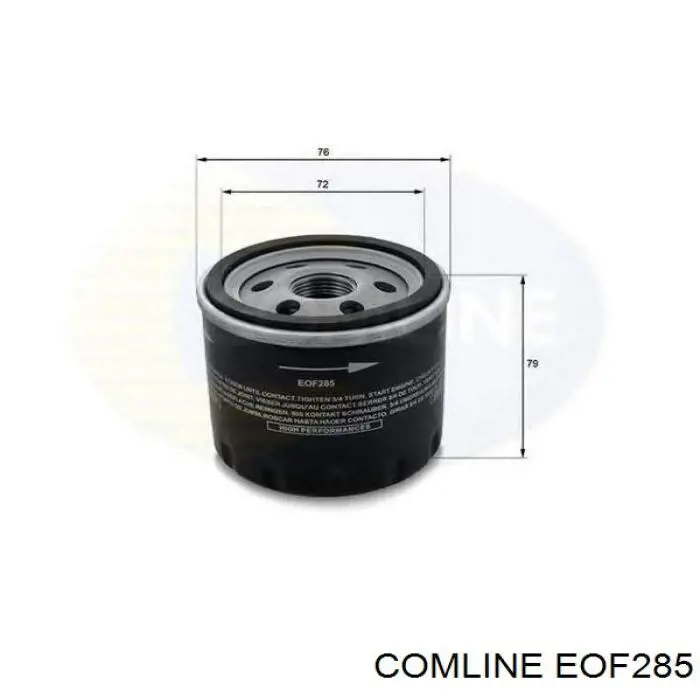 EOF285 Comline filtro de aceite