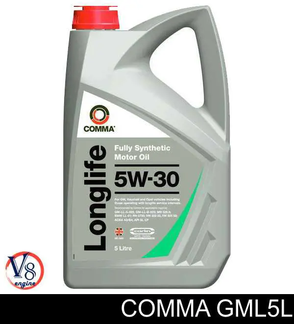 Aceite motor Comma GML5L precio, desde 46,04 EUR