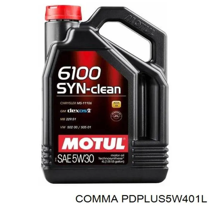 Comprar PDPLUS5W401L Comma Aceite de motor