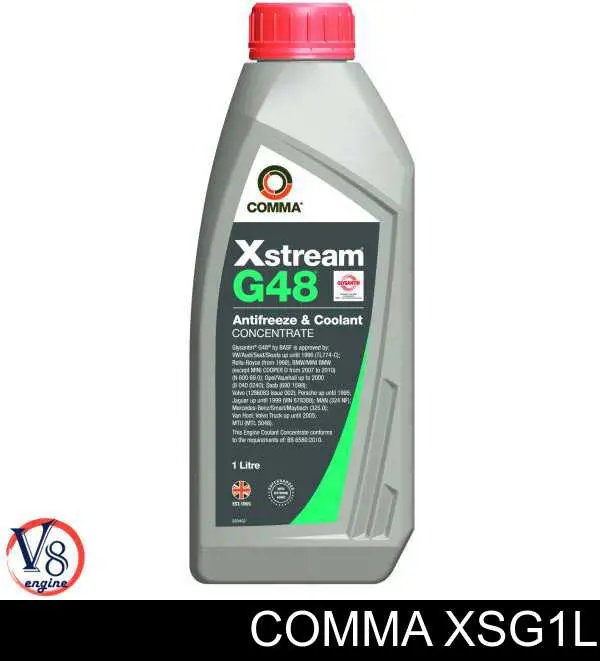Antifreeze (Coolant) Comma XSG1L precio, desde 8,56 EUR