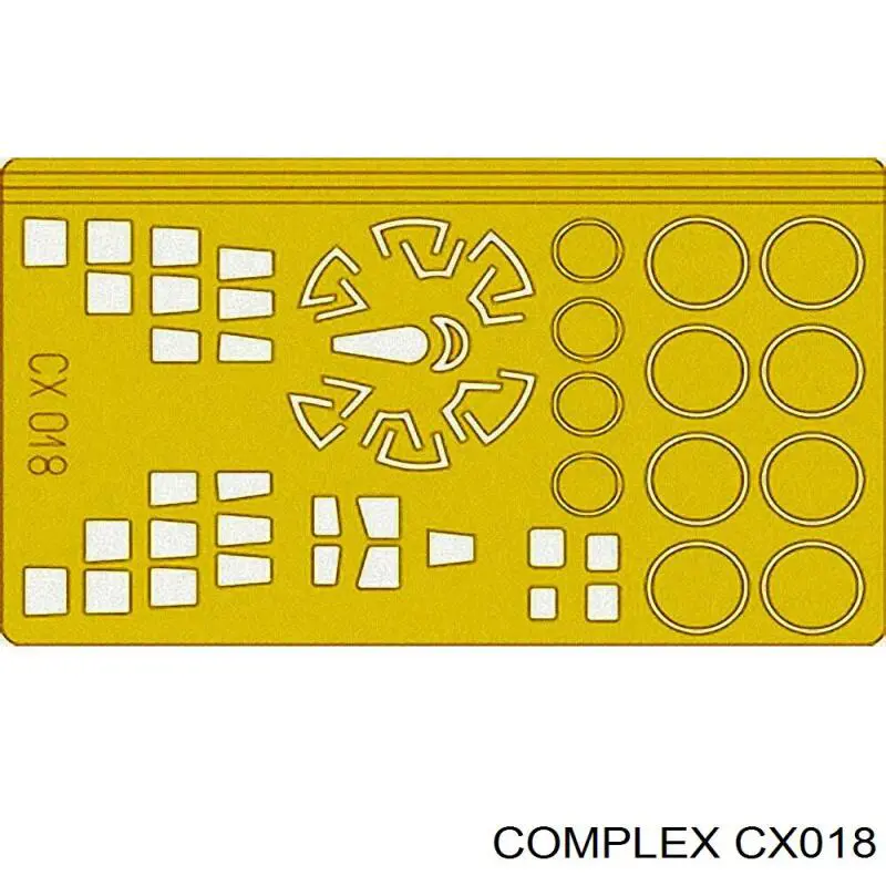 CX018 CX/Complex cojinete de rueda delantero