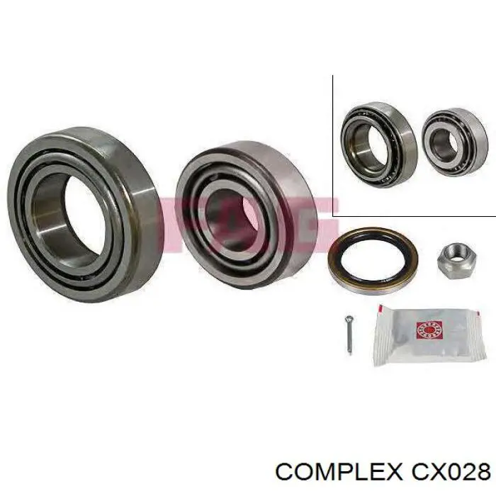 CX028 CX/Complex Rodamientos de rueda delantero