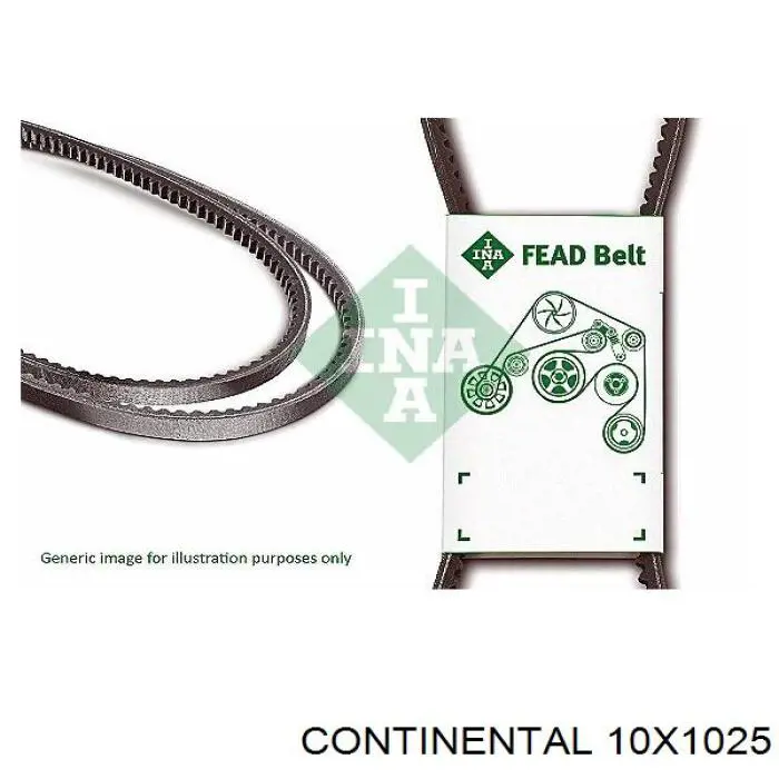 10X1025 Continental/Siemens correa trapezoidal