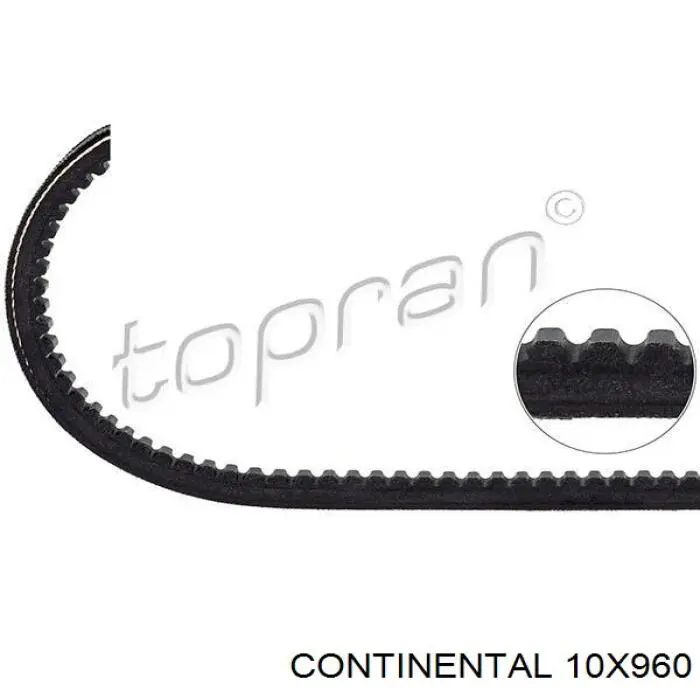 Correa de transmisión trapezoidal Continental/Siemens 10X960 precio, desde 9,29 EUR