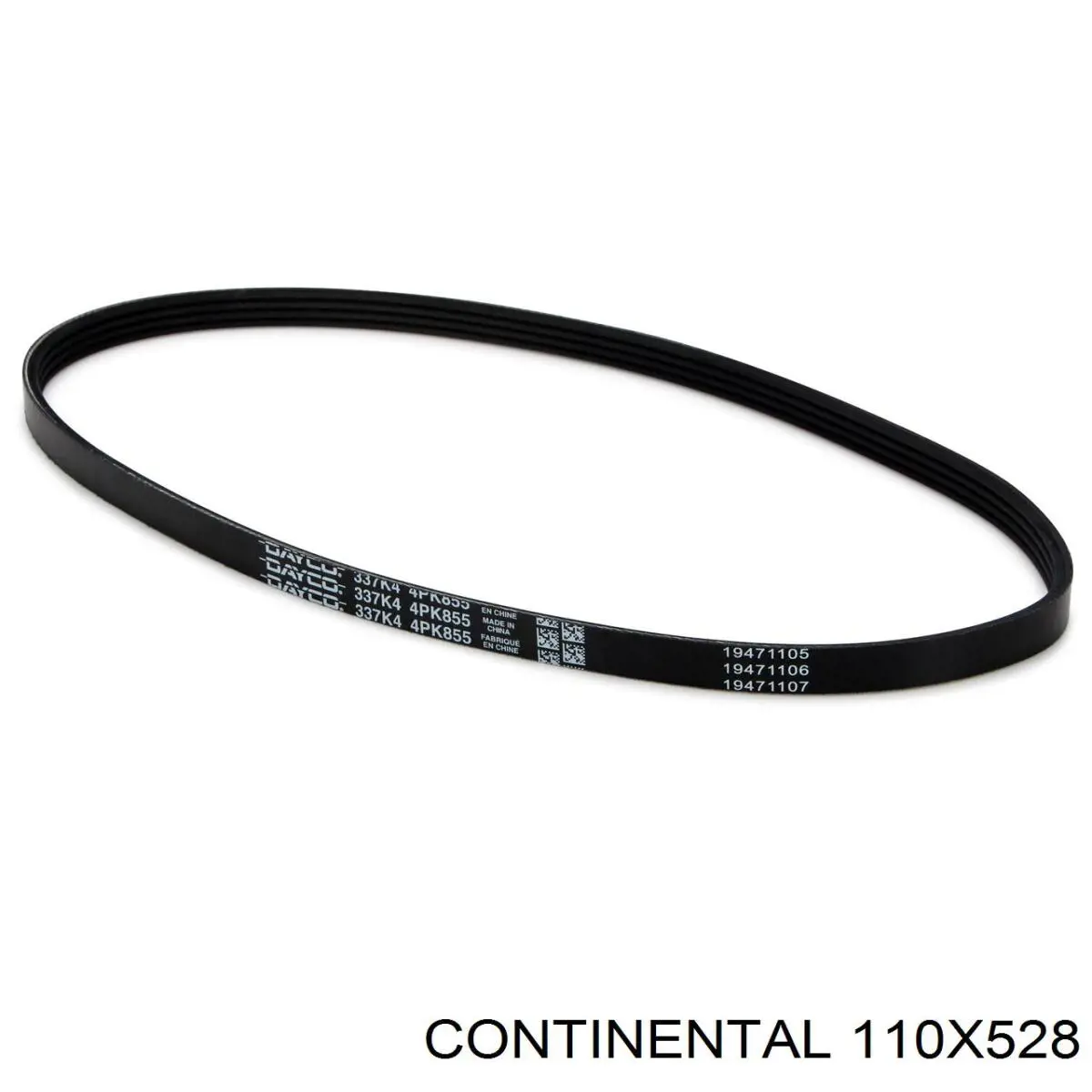 Correa de alternador 110X528 Continental/Siemens