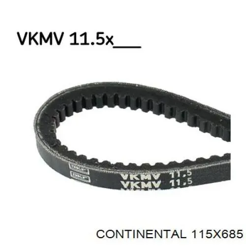 Comprar 115X685 Continental/Siemens Correa trapezoidal