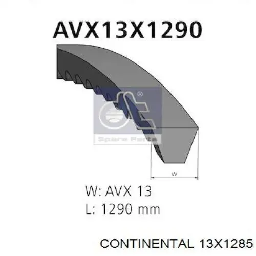 13A1285HD Dayco Correa poly v
