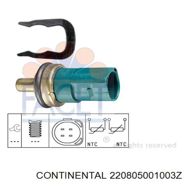 220-805-001-003Z Continental/Siemens módulo alimentación de combustible