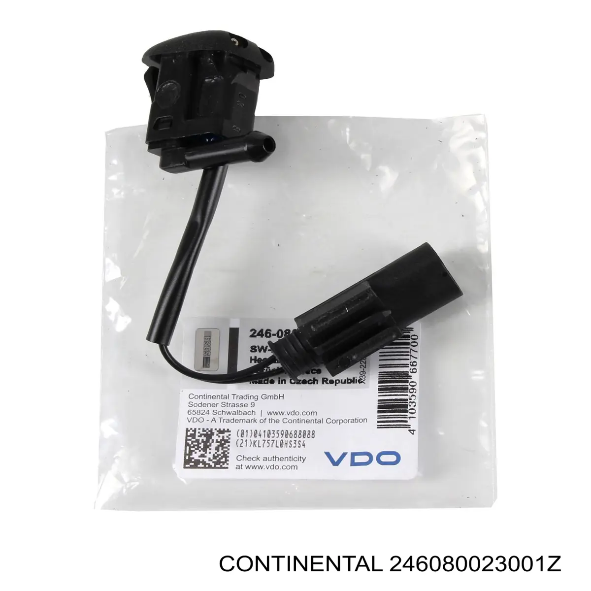Boquilla del lavaparabrisas Continental/Siemens 246080023001Z precio, desde 35,53 EUR