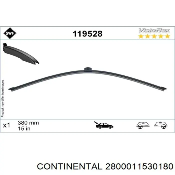 Escobilla del limpiaparabrisas trasero Denso PEM380 precio, desde 6,30 EUR