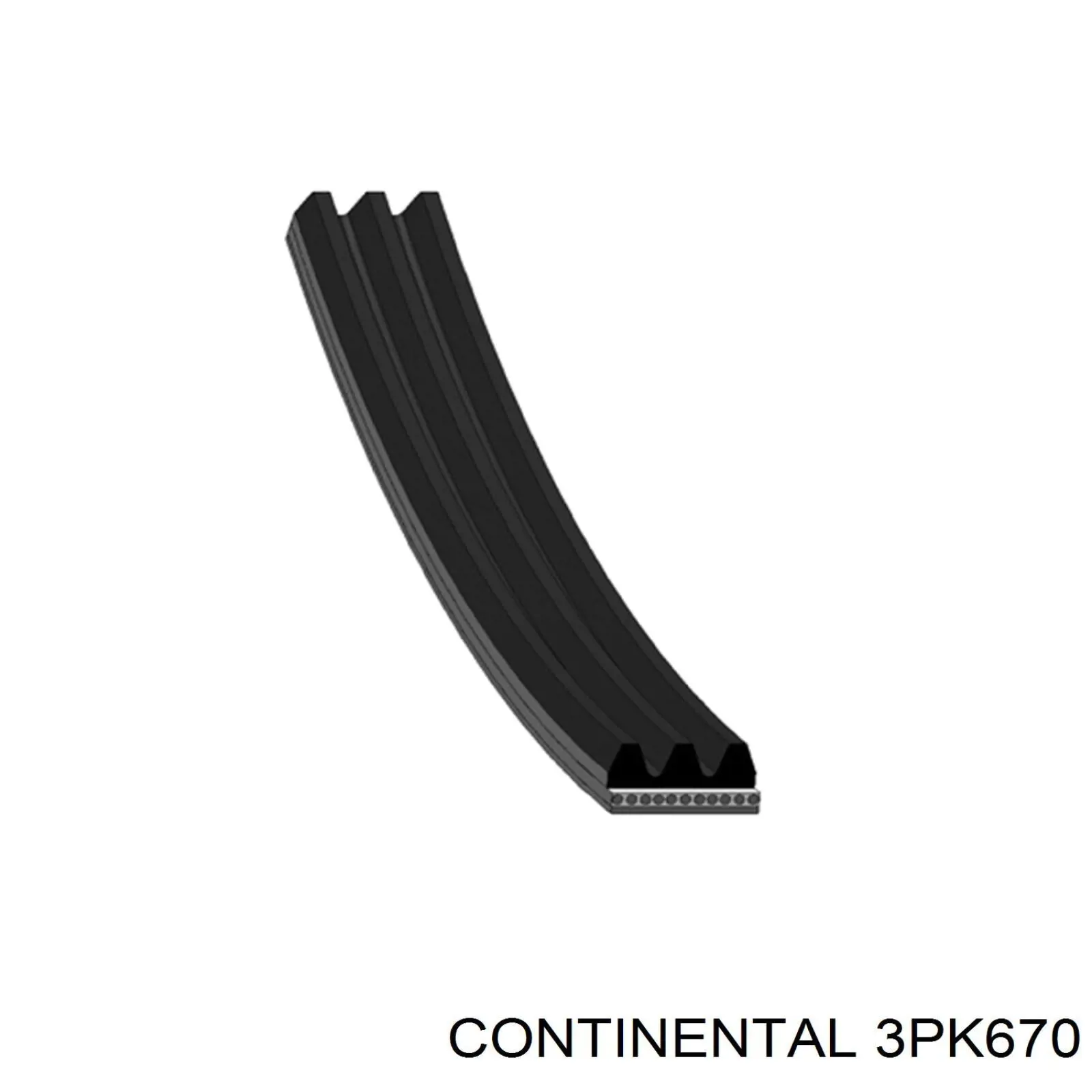 Correa de transmisión trapezoidal Continental/Siemens 3PK670 precio, desde 9,98 EUR