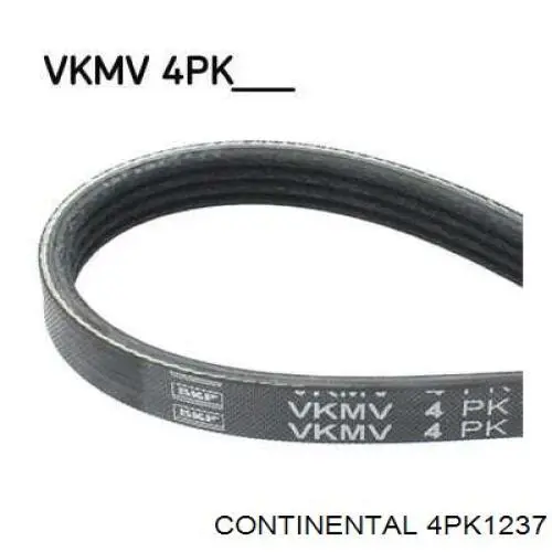 Correa de alternador 4PK1237 Continental/Siemens