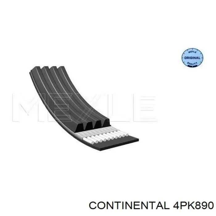 Correa de alternador 4PK890 Continental/Siemens